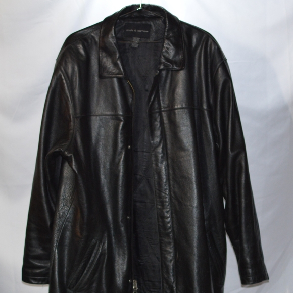 Men's leather coat - Picture 3 of 4